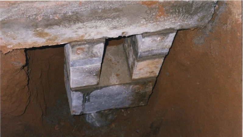 estaca reação para reforço