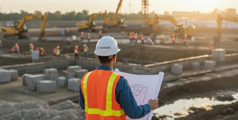 gerenciamento de obra industrial